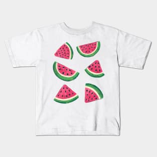 Cute Retro Watermelon Kids T-Shirt
